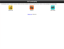 Tablet Screenshot of clplandscaping.net